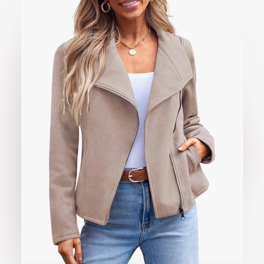 Women's faux suede Jacket Small